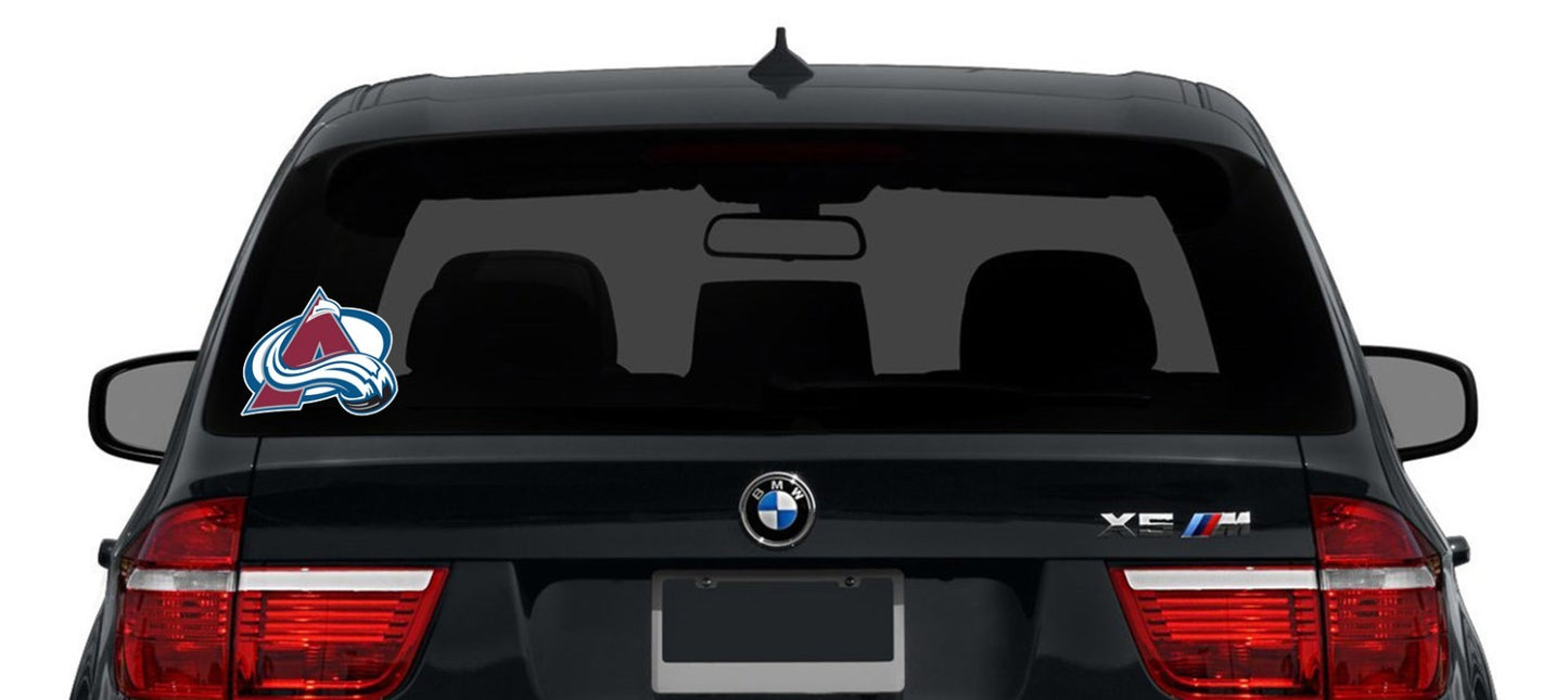 Colorado Avalanche Logo - Die Cut Laminated Vinyl Sticker Decal NHL car window