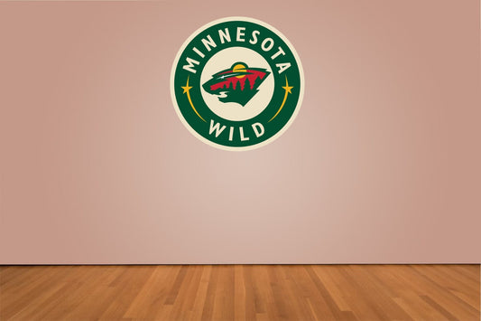 Minnesota Wild Indoor Wall Vinyl Decal Sticker 5" - 52"