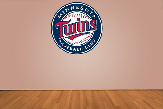 Minnesota Twins Indoor Wall Vinyl Decal Sticker 5" - 52"
