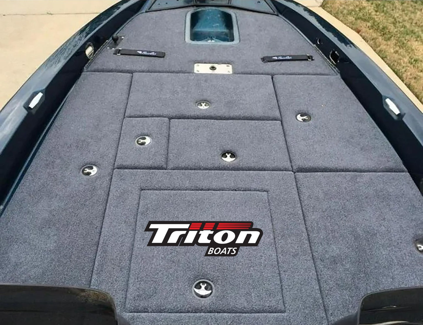 Triton Boats Professional Carpet Graphic Decal Sticker for Fishing Bass trailer