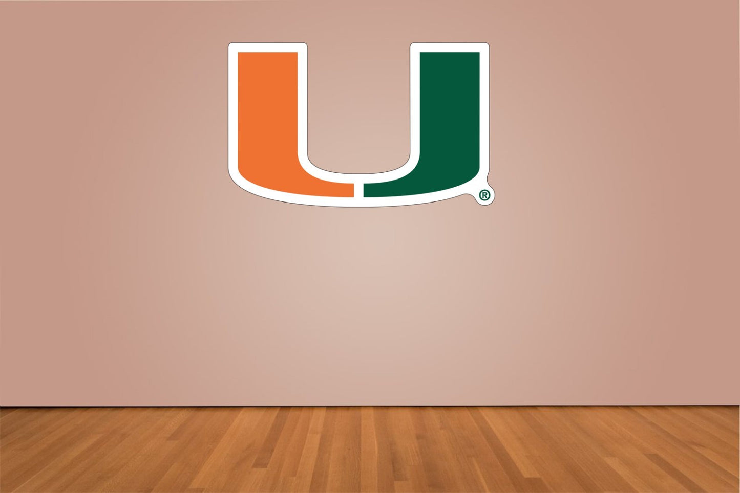 University of Miami Hurricanes Indoor Wall Vinyl Decal Sticker 5 - 52"