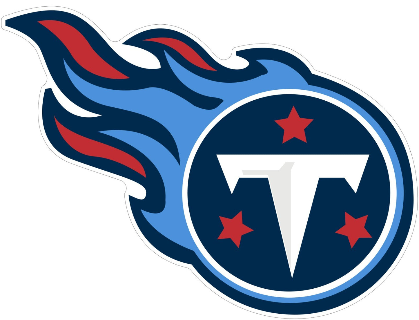 Tennessee Titans Indoor Wall Vinyl Decal Sticker 5" - 52"