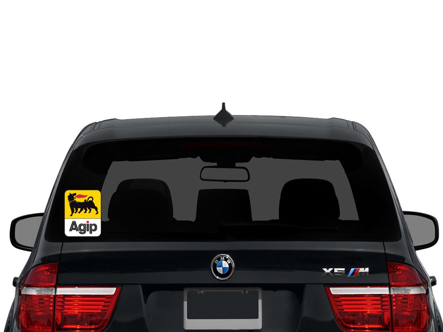 AGIP Oil Italy Racing Logo Die Cut Laminated Vinyl Decal Sticker | Sizes door