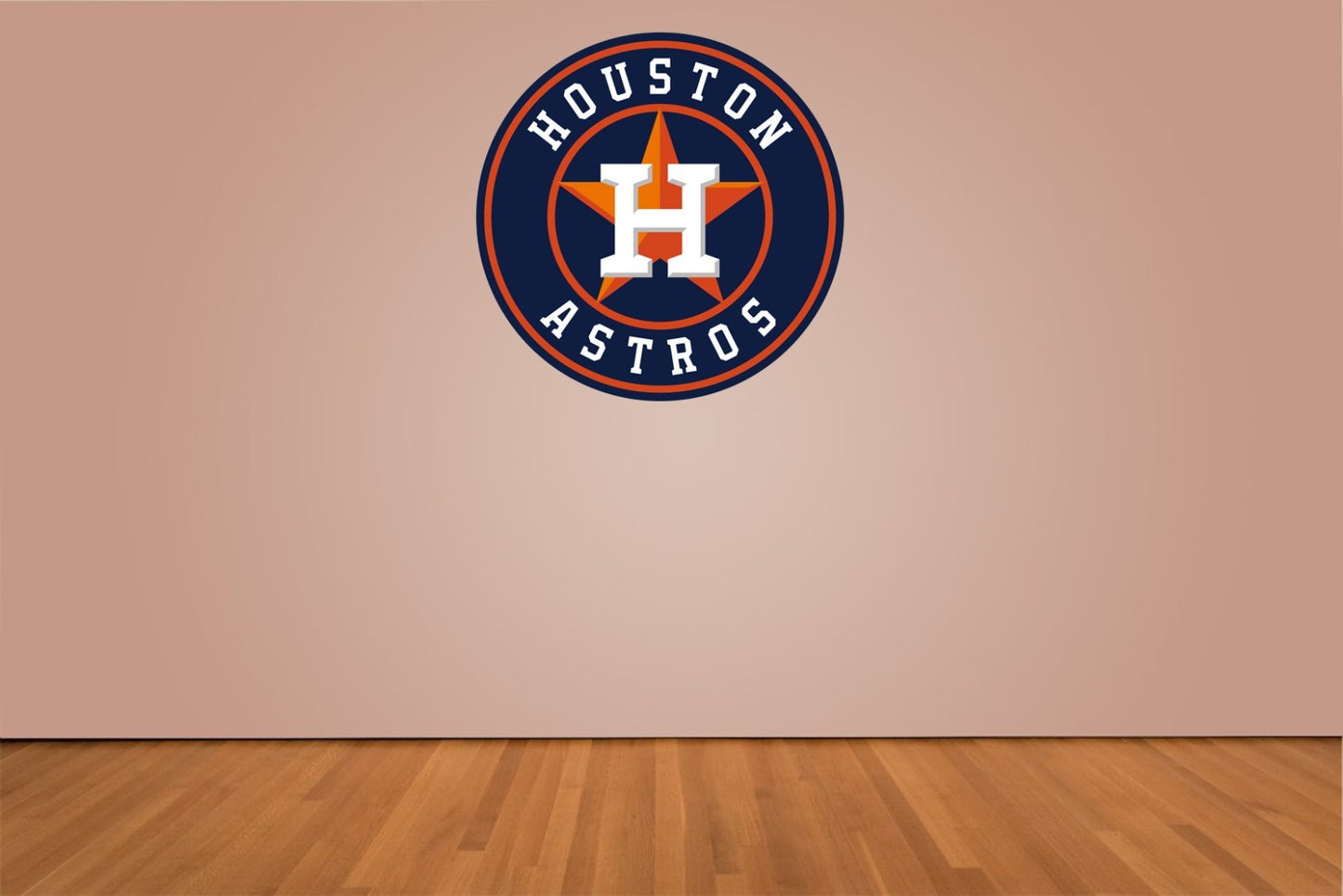 Houston Astros Indoor Wall Vinyl Decal Sticker 5" - 52"