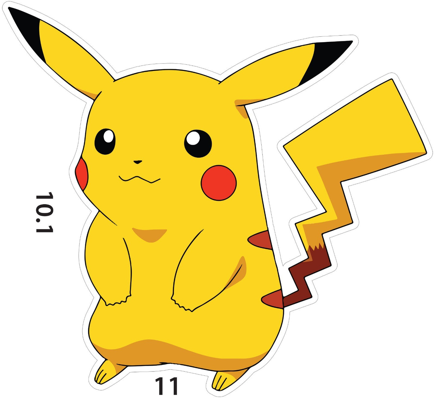 Pokemon Inspired Floor Decals Party Path Set of 6 Waterproof Peel Stick Vinyl