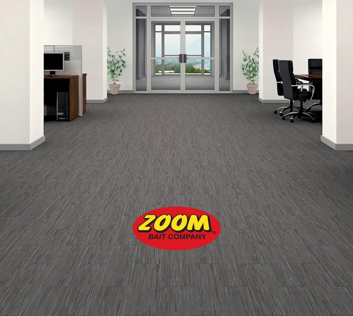 Zoom Bait Professional Carpet Graphic Decal Sticker for Fishing Bass Boats