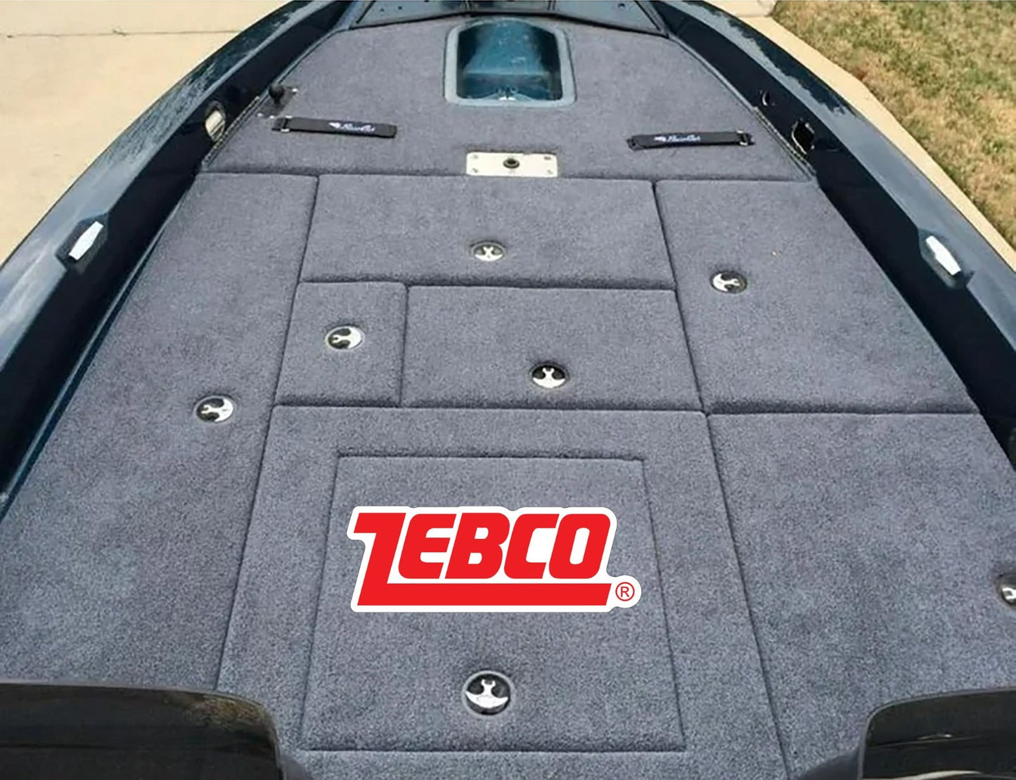 Zebco Rods Reels Professional Carpet Graphic Decal Sticker Fishing Bass Boats