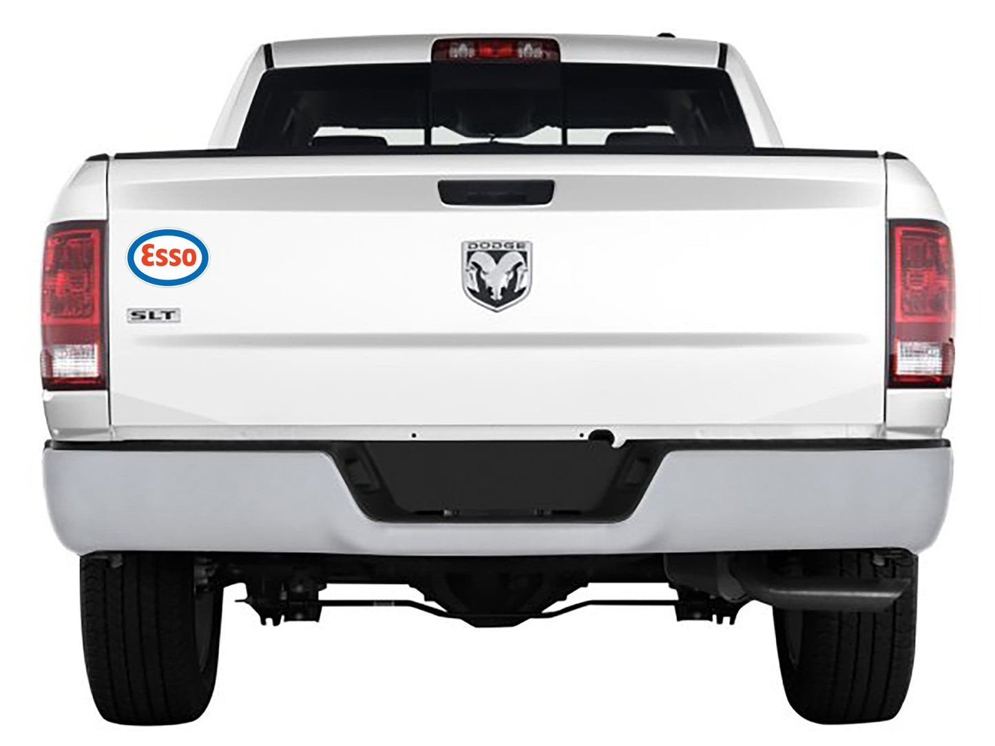 2x Esso Gasoline Logo Die Cut Laminated Vinyl Decal Sticker | Choose Sizes