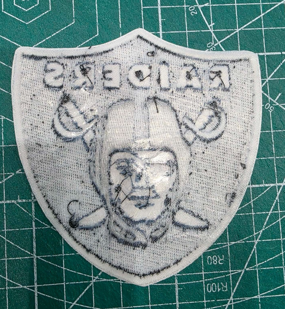 Las Vegas Raiders 7" Iron Sew On Embroidered Patch Football Logo NFL shoulder