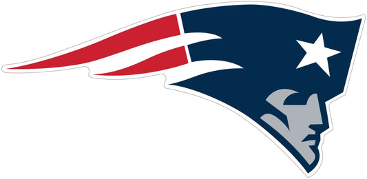 New England Patriots Logo - Die Cut Laminated Vinyl Sticker Decal NFL car window