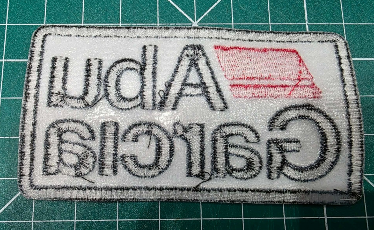 Abu Garcia Fishing Rods and Reels Embroidered Iron-on Patch 4" x 2.1"