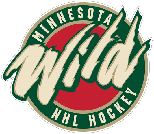 Minnesota Wild Logo - Die Cut Laminated Vinyl Sticker Decal NHL car window