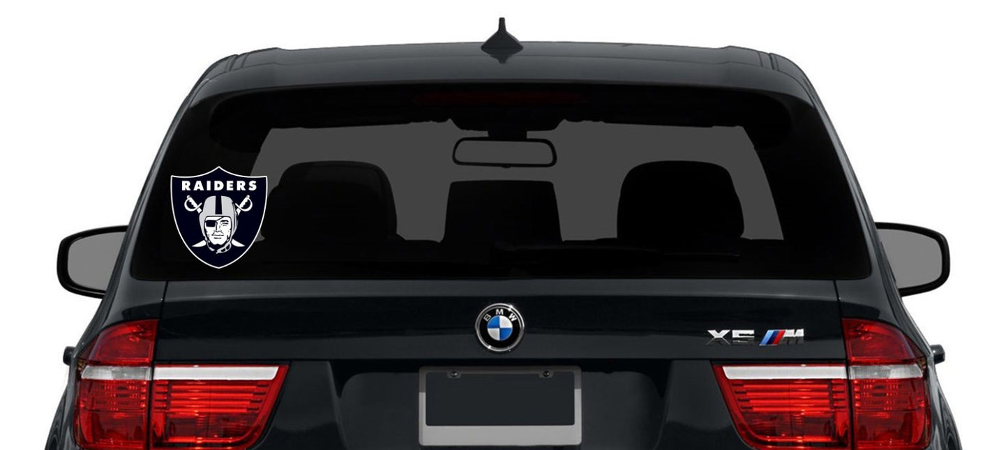 Las Vegas Raiders Logo - Die Cut Laminated Vinyl Sticker Decal NFL car window