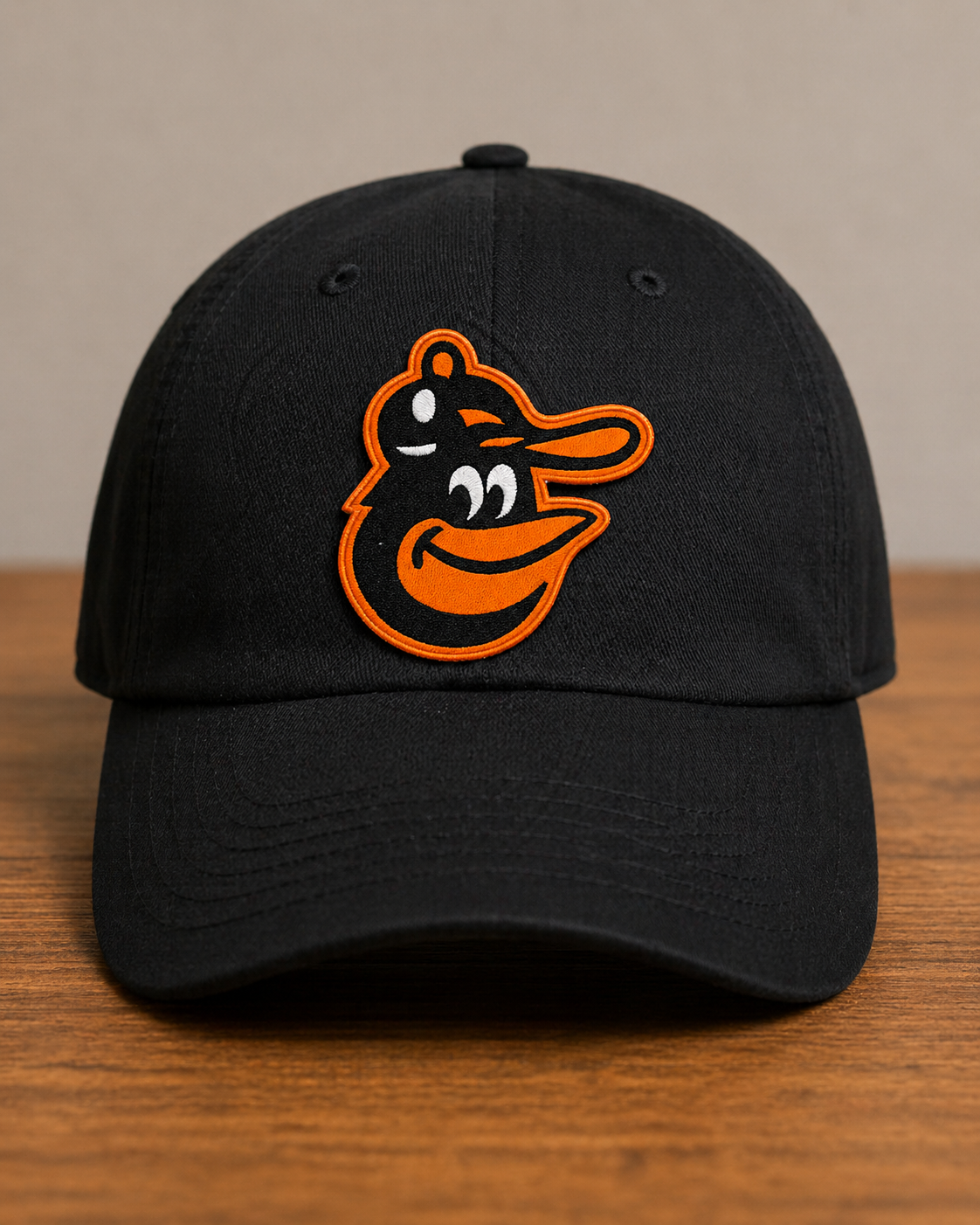 Baltimore Orioles logo MLB 3.75" x 3.5" Iron On Embroidered Patch shoulder