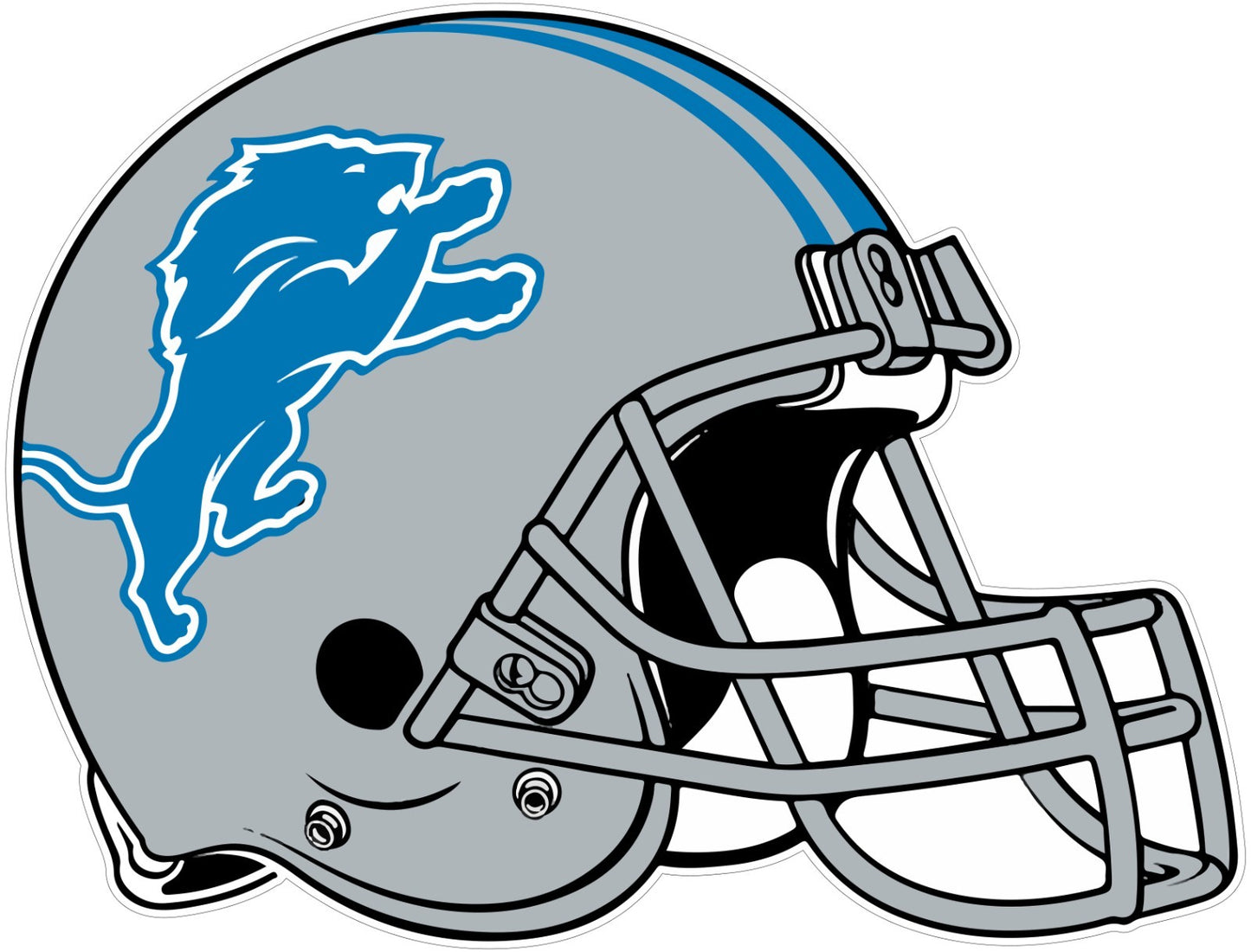 Detroit Lions Indoor Wall Vinyl Decal Sticker 5" - 52"