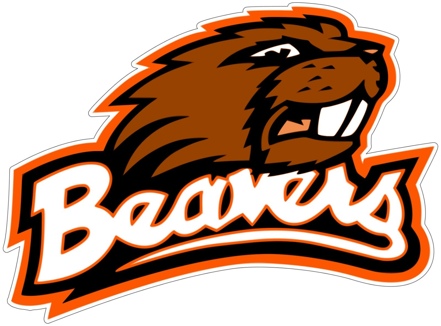 Oregon State Univ Beavers OSU Vinyl Decal Sticker | Different Sizes - Outdoor