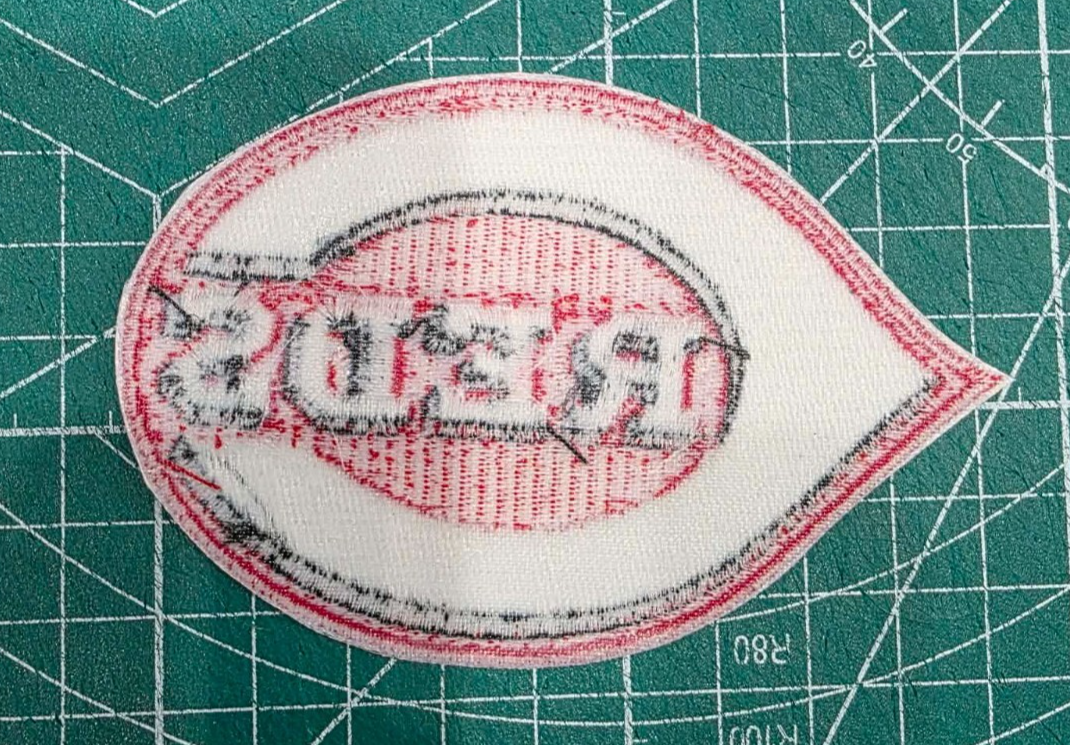 Cincinnati Reds logo MLB 5" Iron On Embroidered Patch shoulder