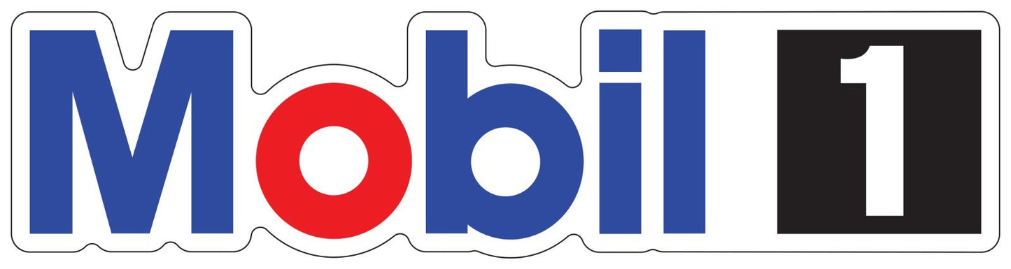 Mobilgas Racing Motor Sticker Vinyl Decal | Choose Size Mobil 1 oil gas