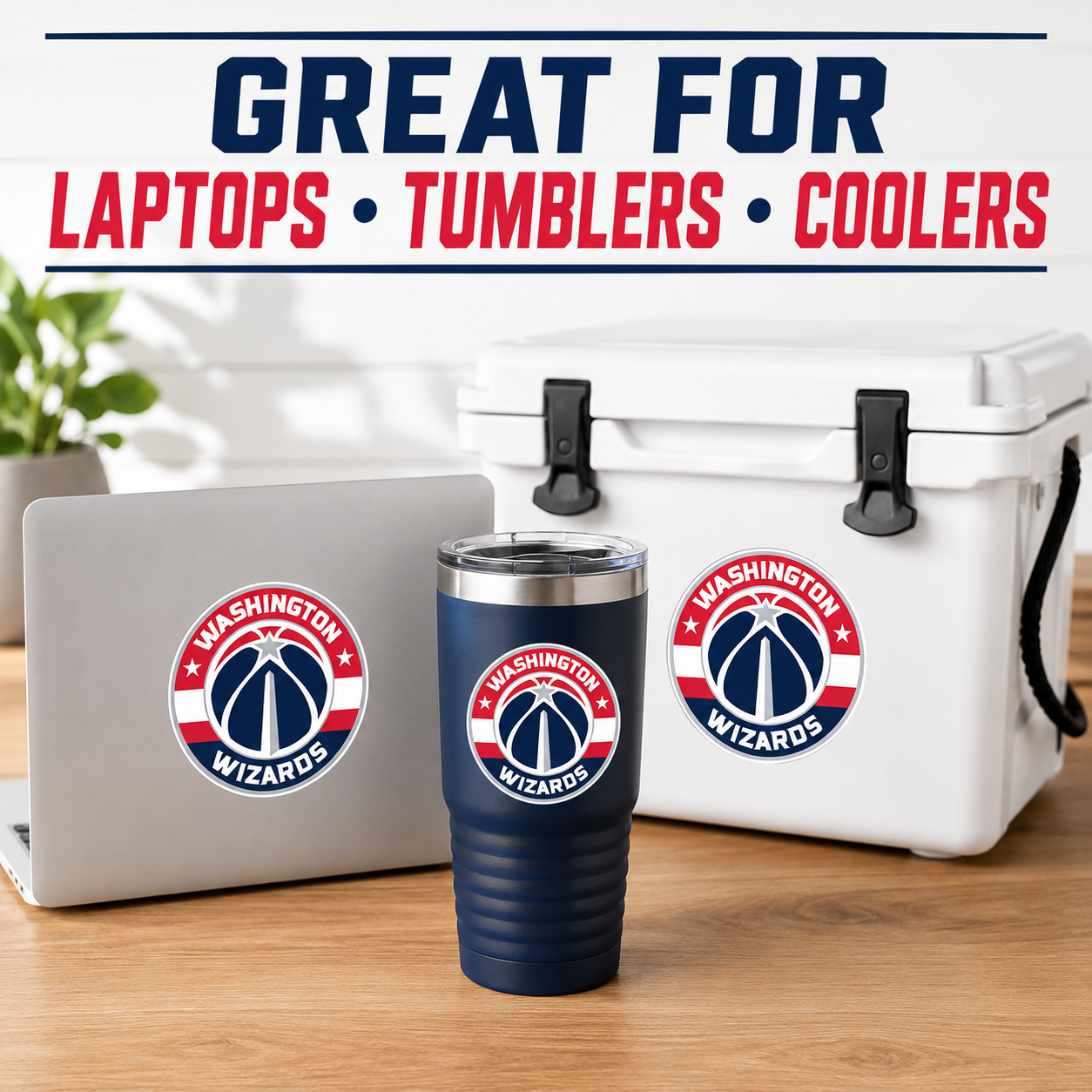 Washington Wizards Vinyl Sticker Decal NBA Basketball Car Laptop Window