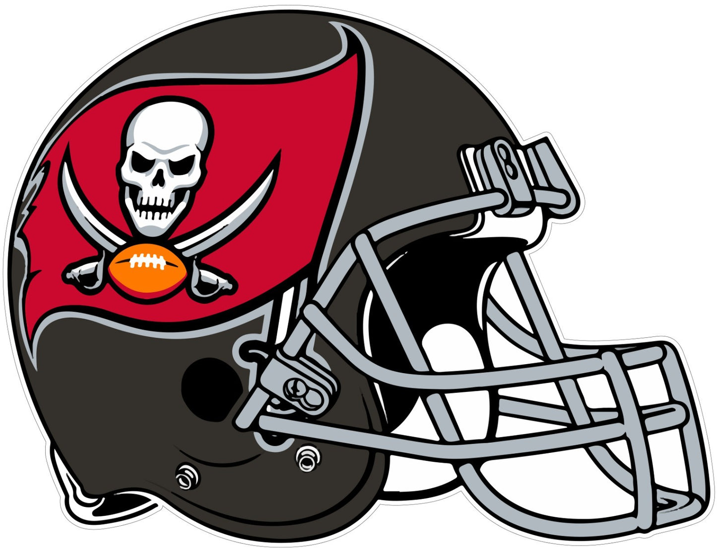 Tampa Bay Buccaneers Logo - Die Cut Laminated Vinyl Sticker Decal NFL car window