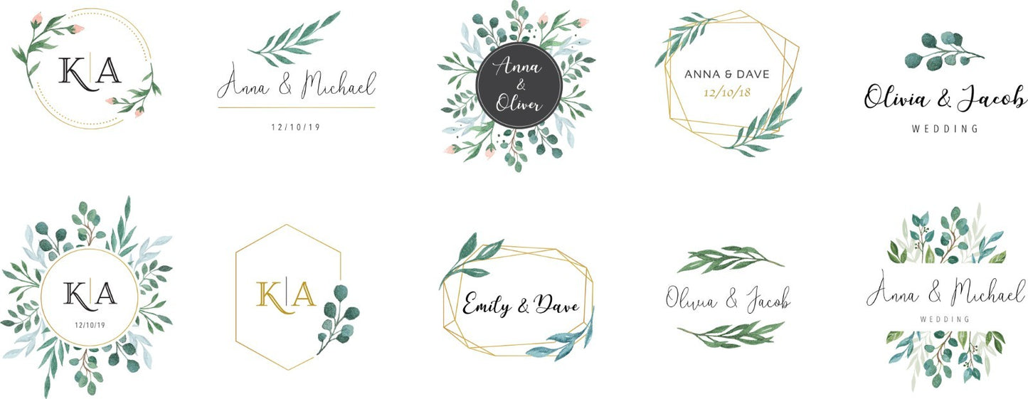 Customized Wedding Floor Aisle Entrance Decal Reception Party