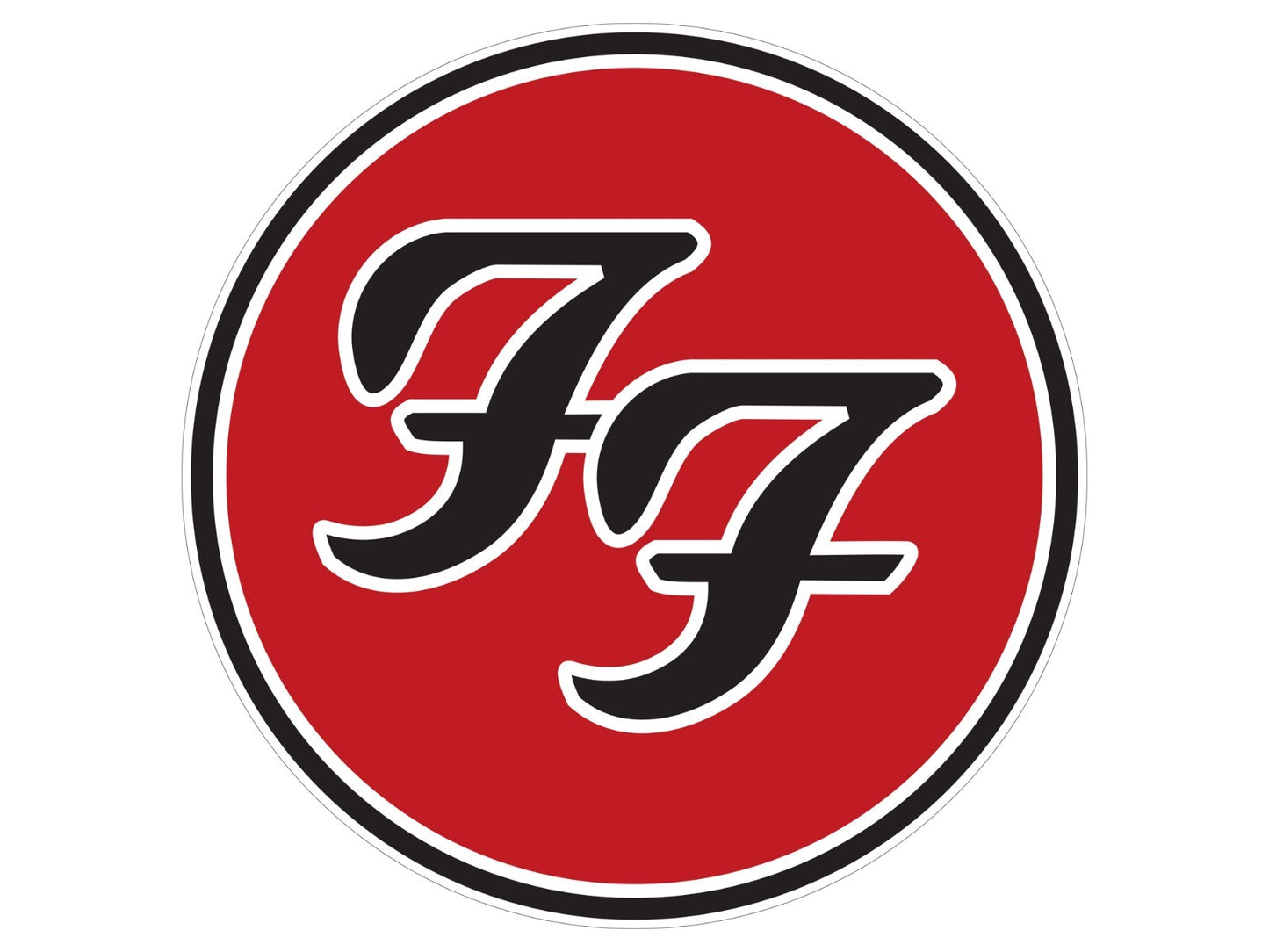 Foo Fighters Sticker Vinyl Decal Multiple Sizes window door helmet wall