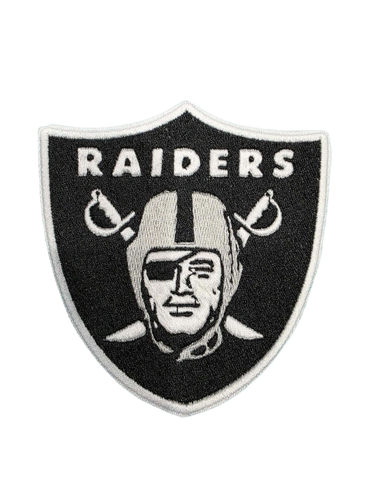 Las Vegas Raiders 12" Iron Sew On Embroidered Patch Football Logo NFL Back