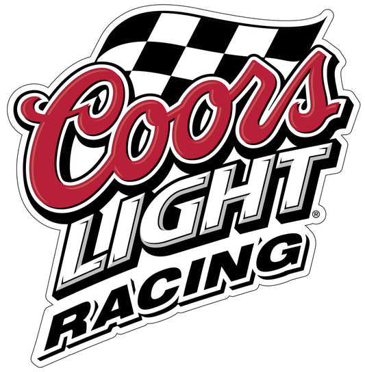 Coors Light Racing Beer Logo Sticker Vinyl Decal | Different Sizes - Outdoor