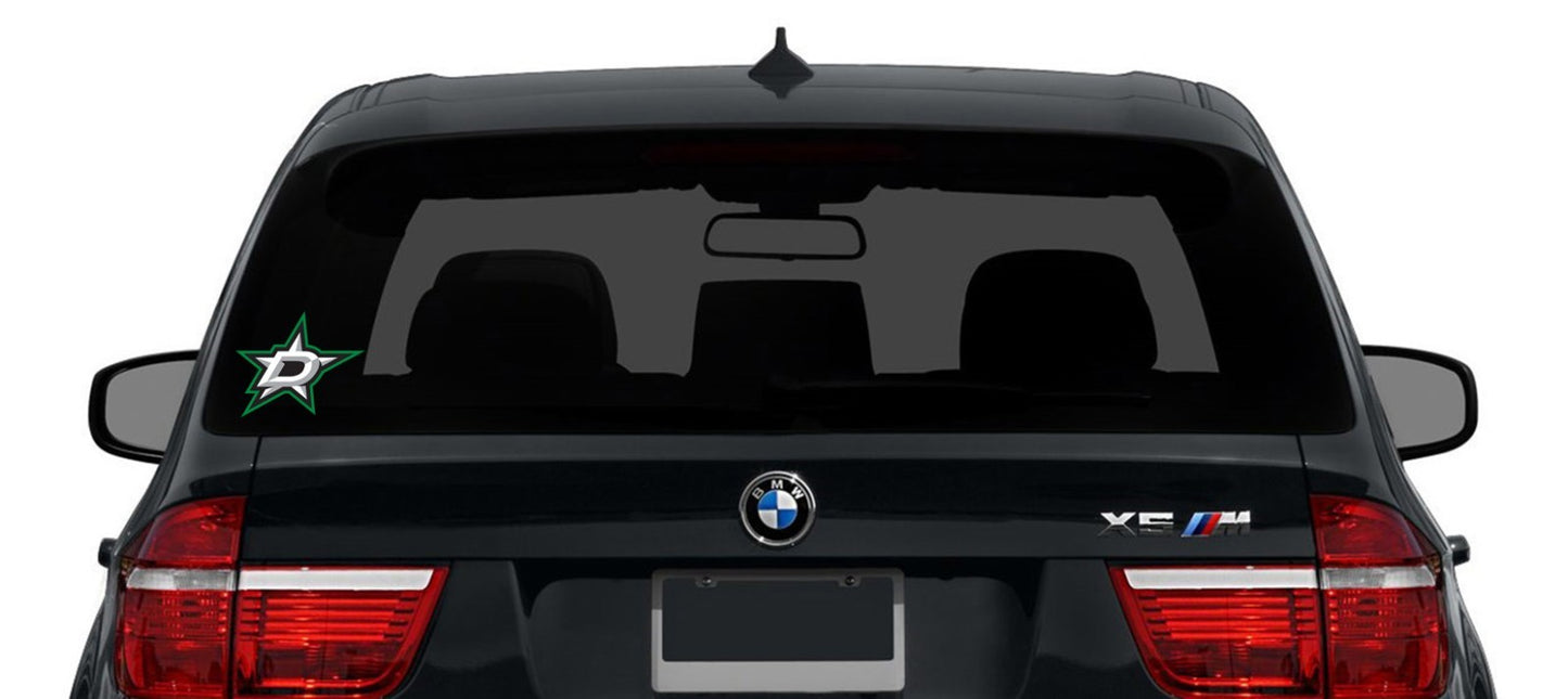 Dallas Stars Logo - Die Cut Laminated Vinyl Sticker Decal NHL car window
