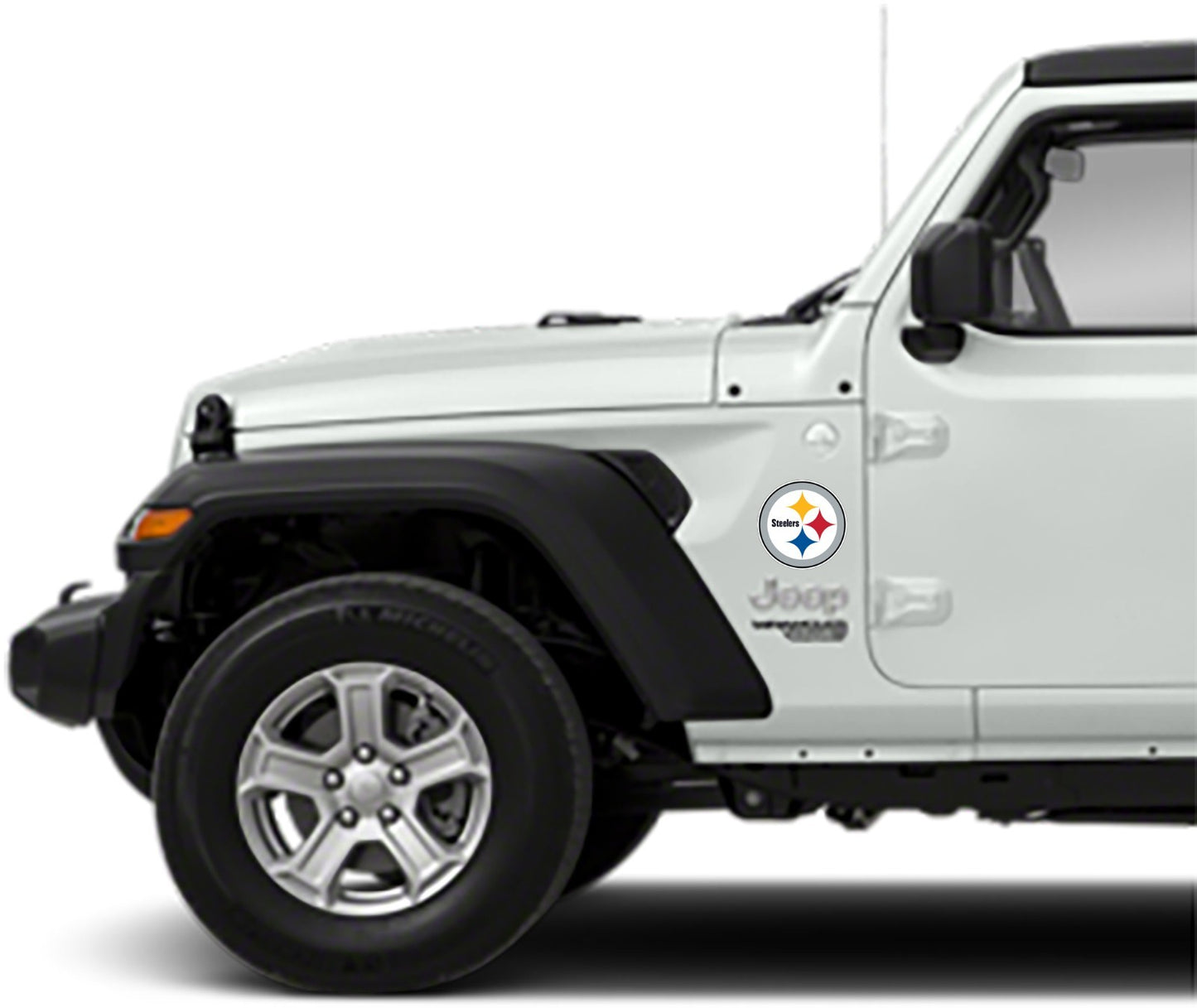 Pittsburgh Steelers Logo - Die Cut Laminated Vinyl Sticker Decal NFL car window