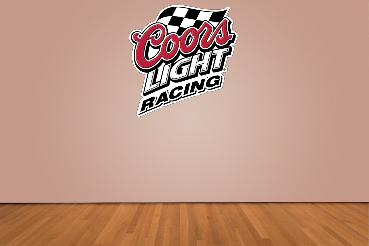 Coors Light Racing Logo Indoor Wall Vinyl Decal Sticker 5" - 52"