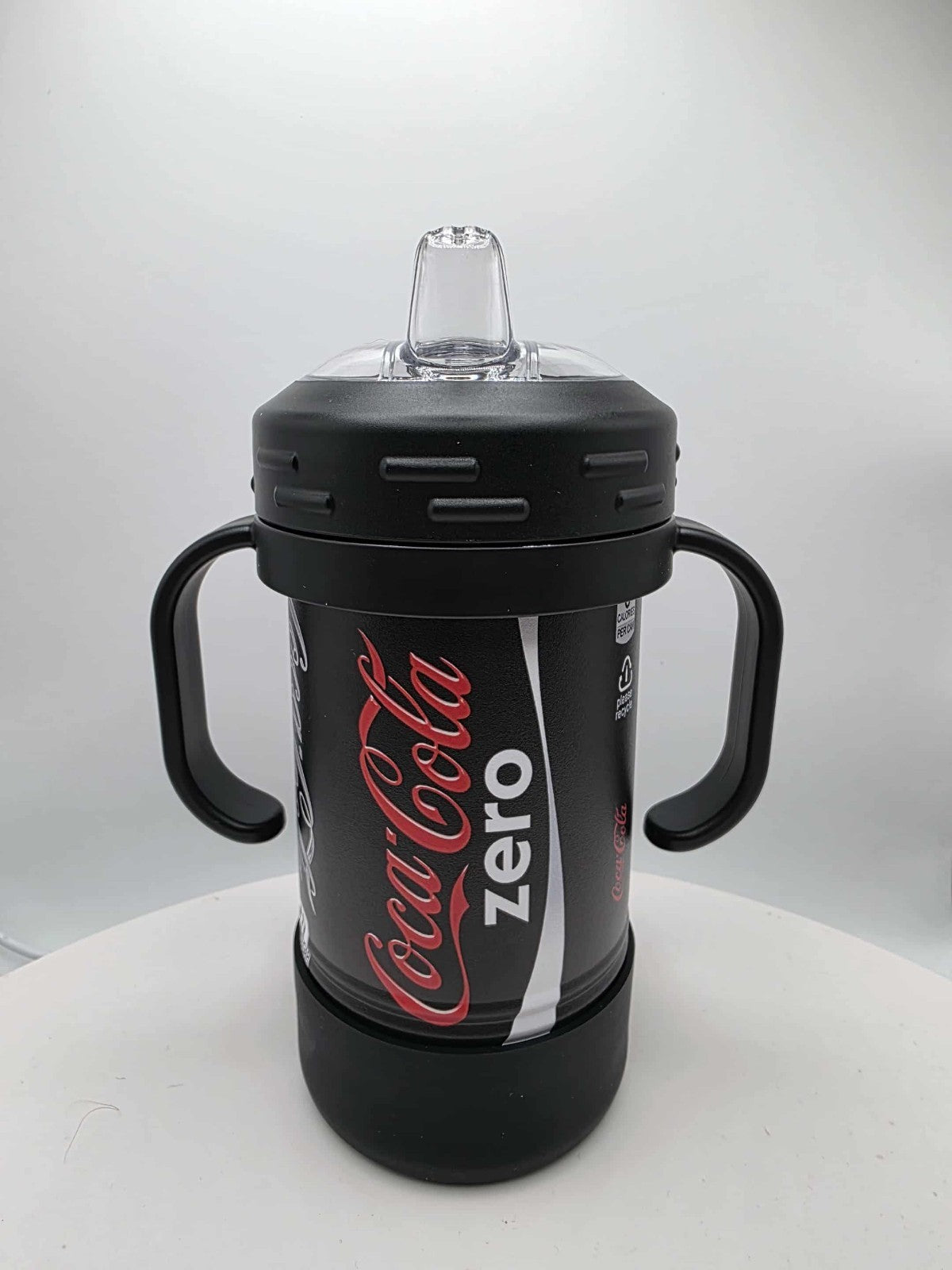 Zero Sugar Soda Inspired 10 oz Insulated Sippy Cup Spill Resistant Gift
