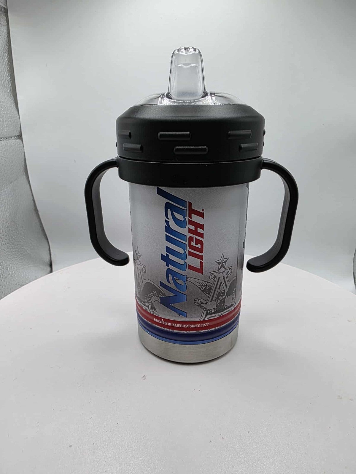 Adult Themed UV Printed 10oz Insulated Sippy Cup Natural Light Ice Handles gift