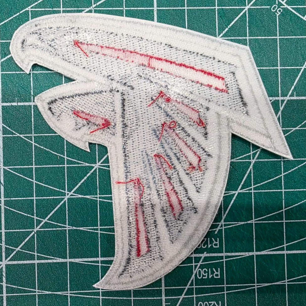 Atlanta Falcons 3" Iron /Sew On Embroidered Football Logo NFL