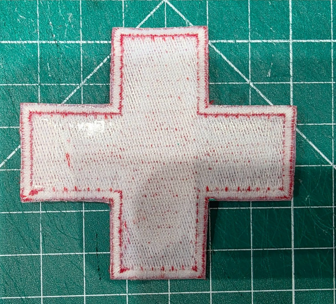 Red Cross Nurse 3" Iron On Embroidered Patch American Made blink 82