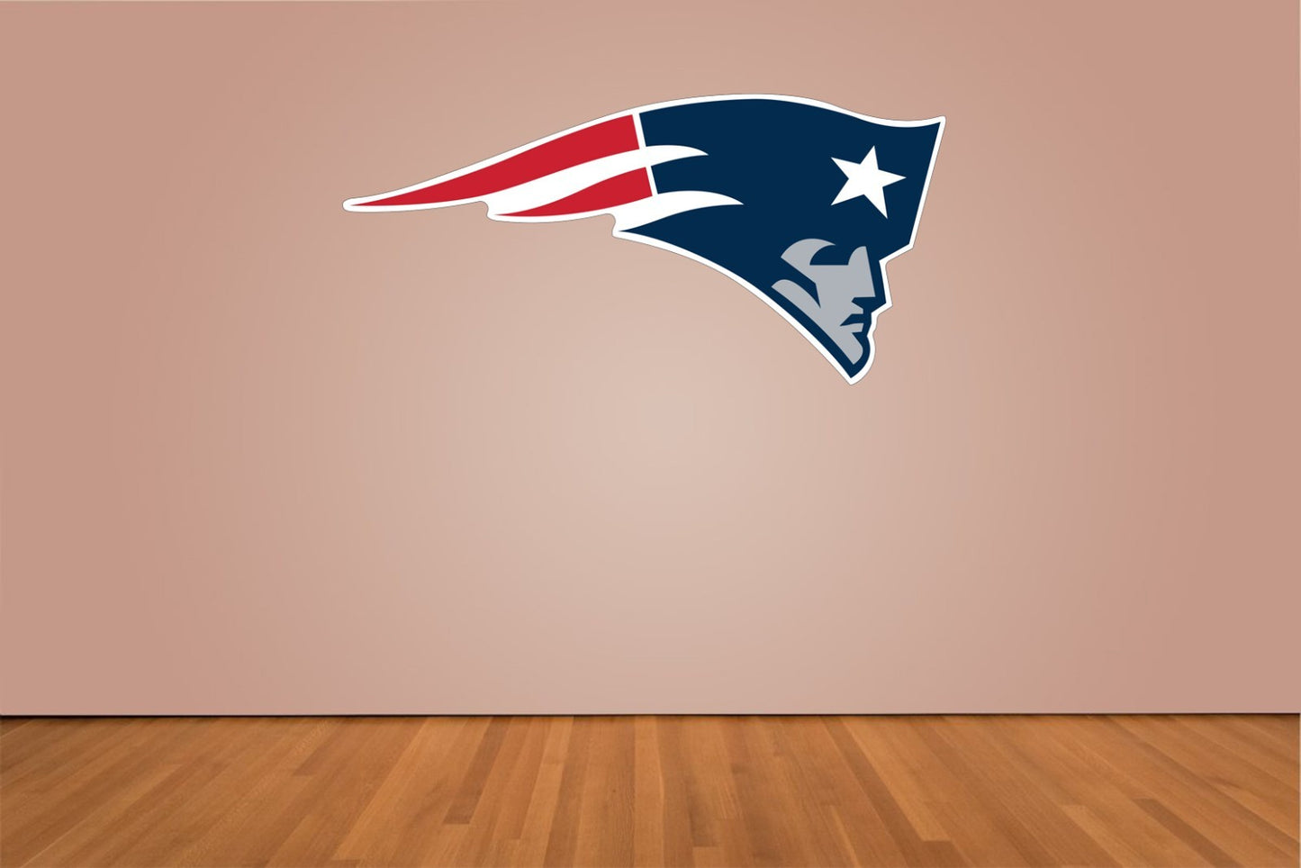 New England Patriots Indoor Wall Vinyl Decal Sticker 5" - 52"