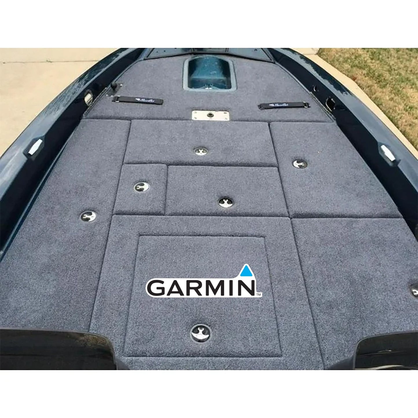 Garmin Professional Carpet Graphic Decal Sticker for Fishing Bass Boats