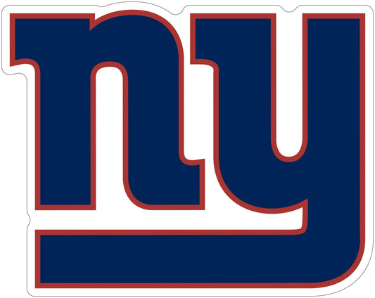 New York Giants Logo Cut Laminated Vinyl Sticker Decal NFL car window