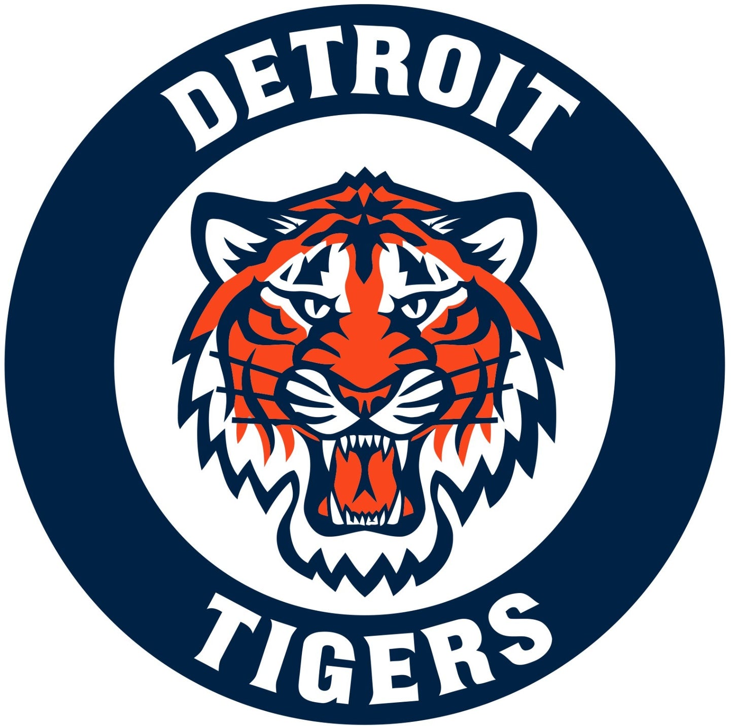 Detroit Tigers Indoor Wall Vinyl Decal Sticker 5" - 52"