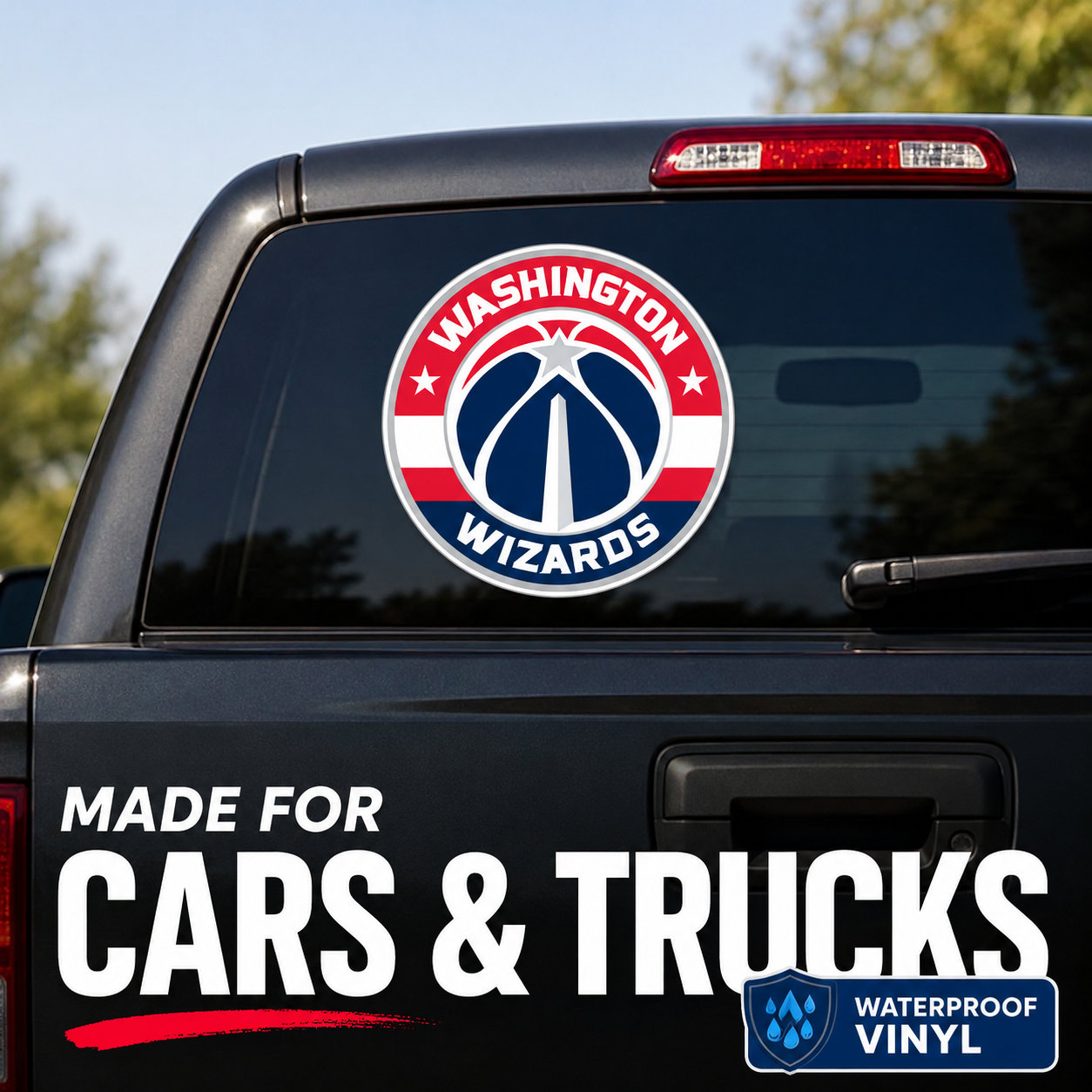 Washington Wizards Vinyl Sticker Decal NBA Basketball Car Laptop Window