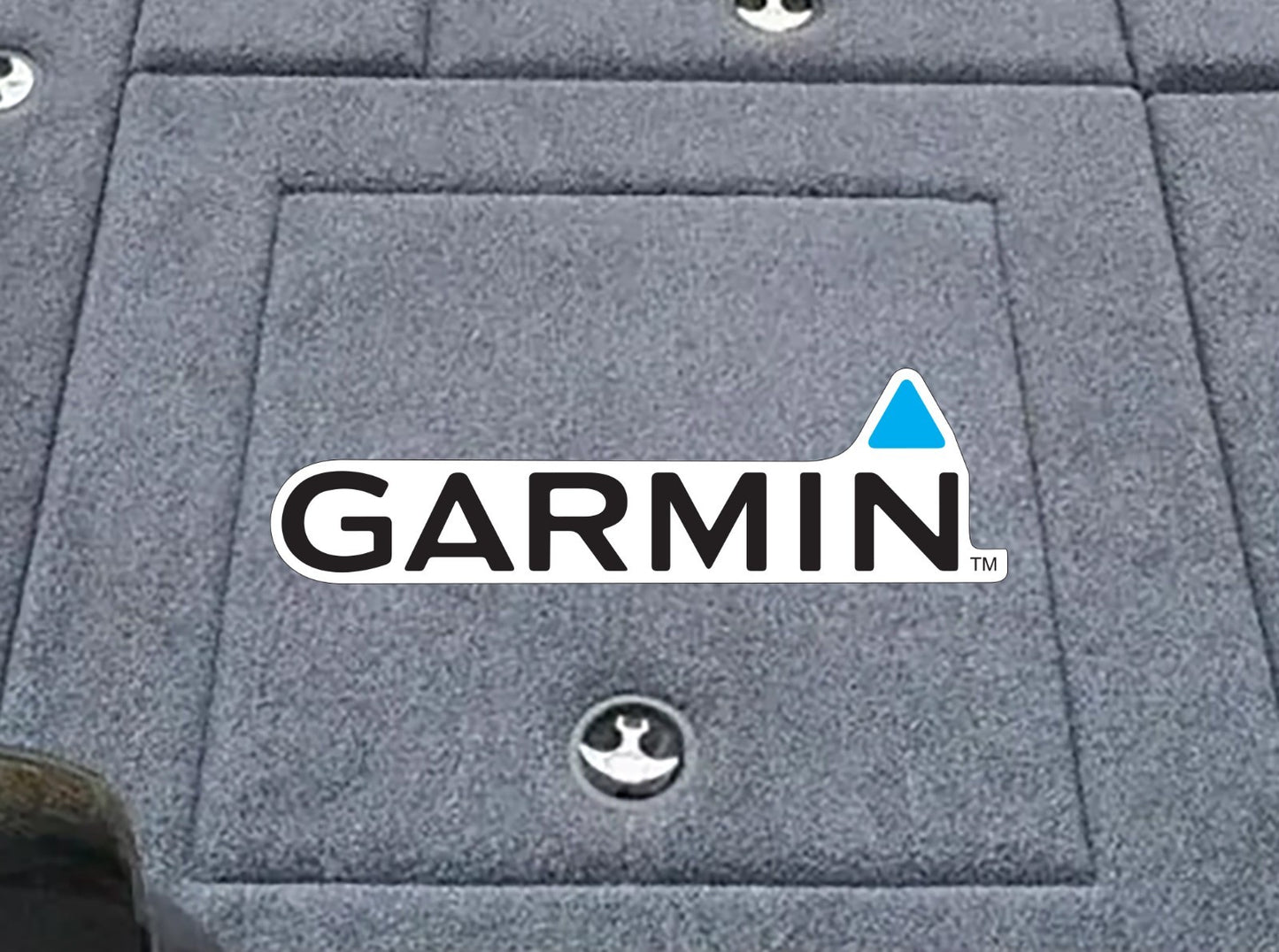 Garmin Professional Carpet Graphic Decal Sticker for Fishing Bass Boats