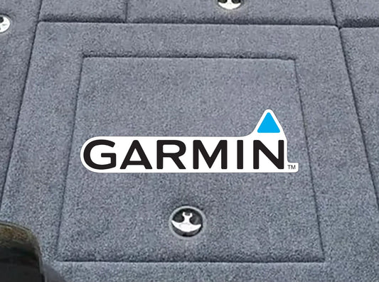 Garmin Professional Carpet Graphic Decal Sticker for Fishing Bass Boats