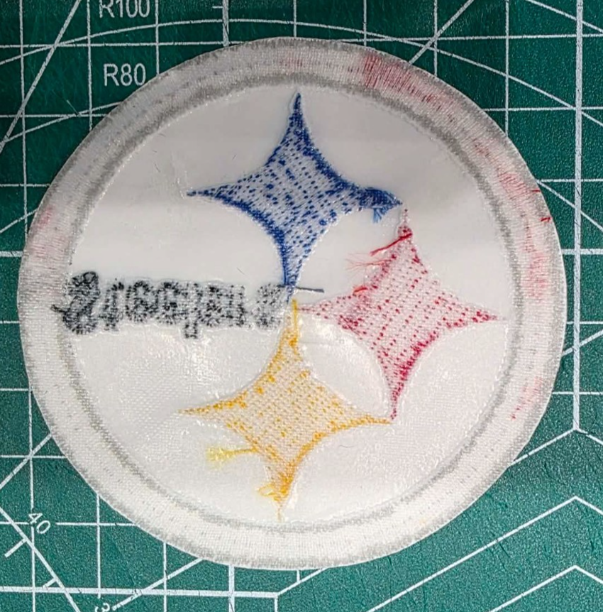 Pittsburgh Steelers 5" Iron /Sew On Embroidered Football Logo NFL