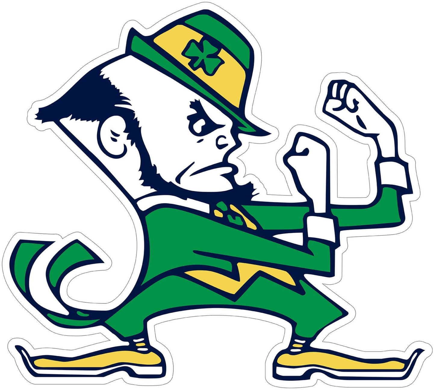 University of Notre Dame Irish Sticker Vinyl Decal | Different Sizes - Outdoor