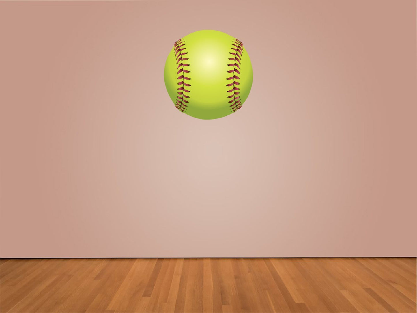 Softball Indoor Wall Vinyl Decal Sticker 5 - 52"
