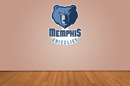 Memphis Grizzlies Indoor Wall Vinyl Decal Sticker 5" - 52"