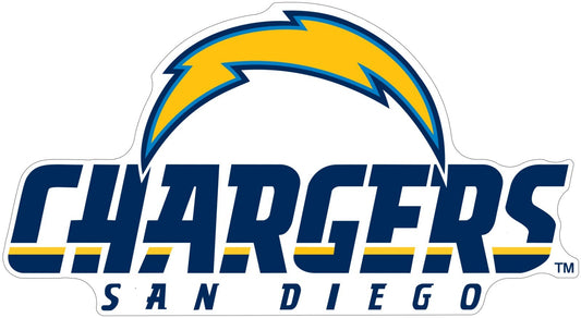 San Diego Chargers Logo - Die Cut Laminated Vinyl Sticker Decal NFL car window