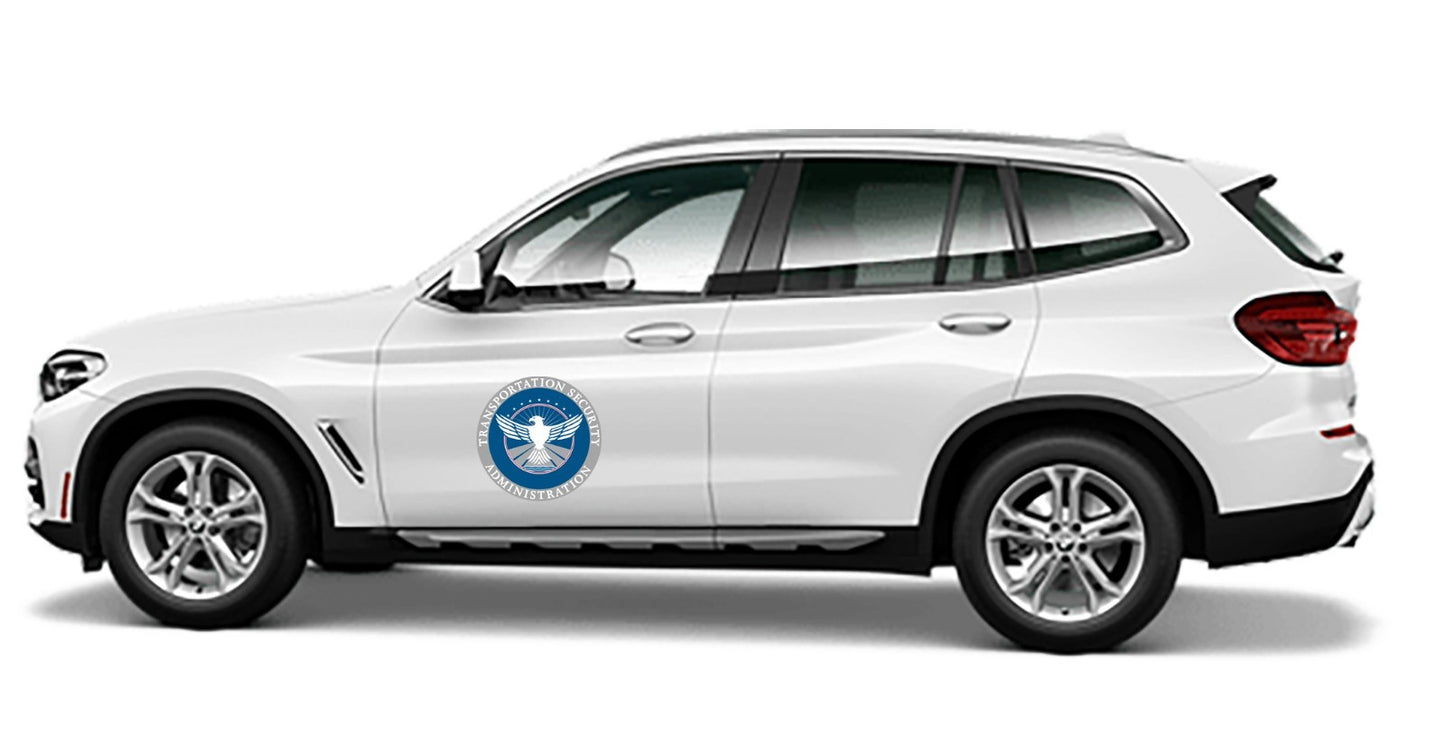 TSA Transportation Security Admin Sticker Waterproof Vinyl Decal Car