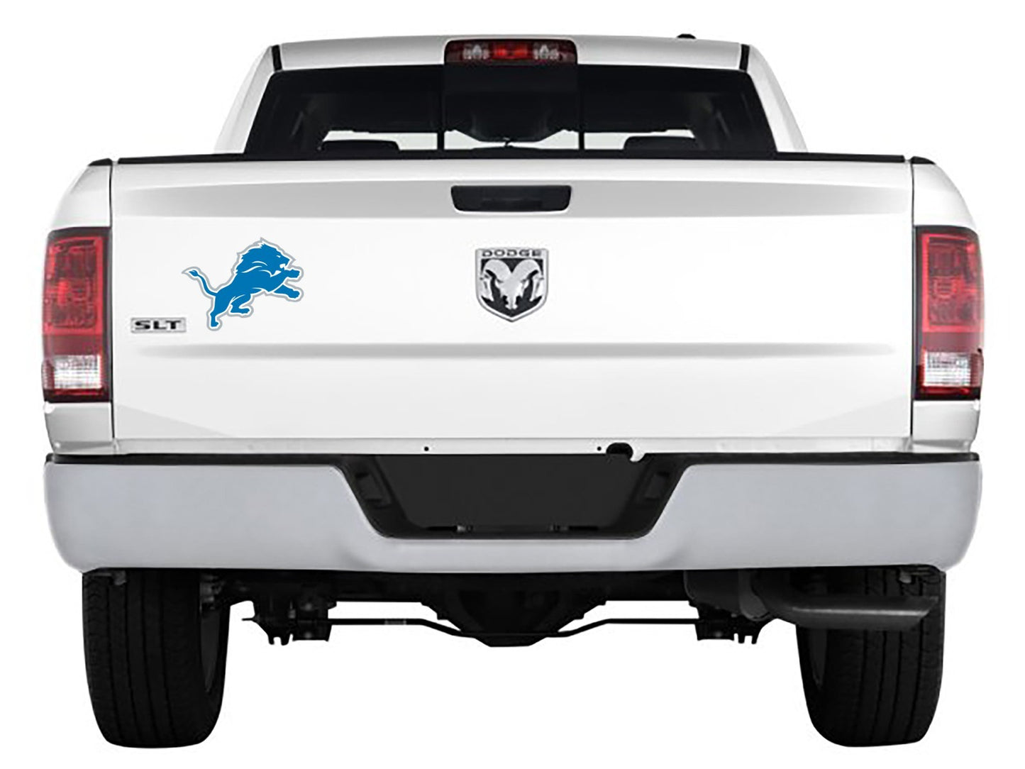 Detroit Lions Logo Cut Laminated Vinyl Sticker Decal NFL car window
