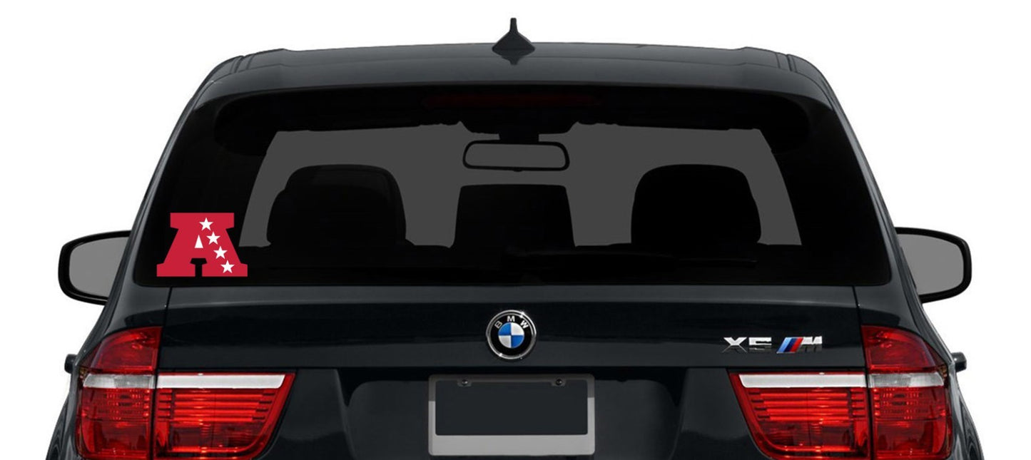 AFC NFL Logo - Die Cut Laminated Vinyl Sticker Decal NFL car window